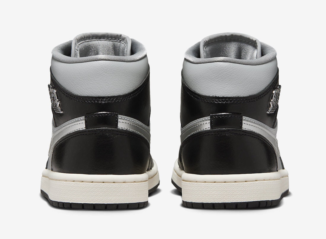 Air Jordan 1 Mid SE "Black Chrome"
