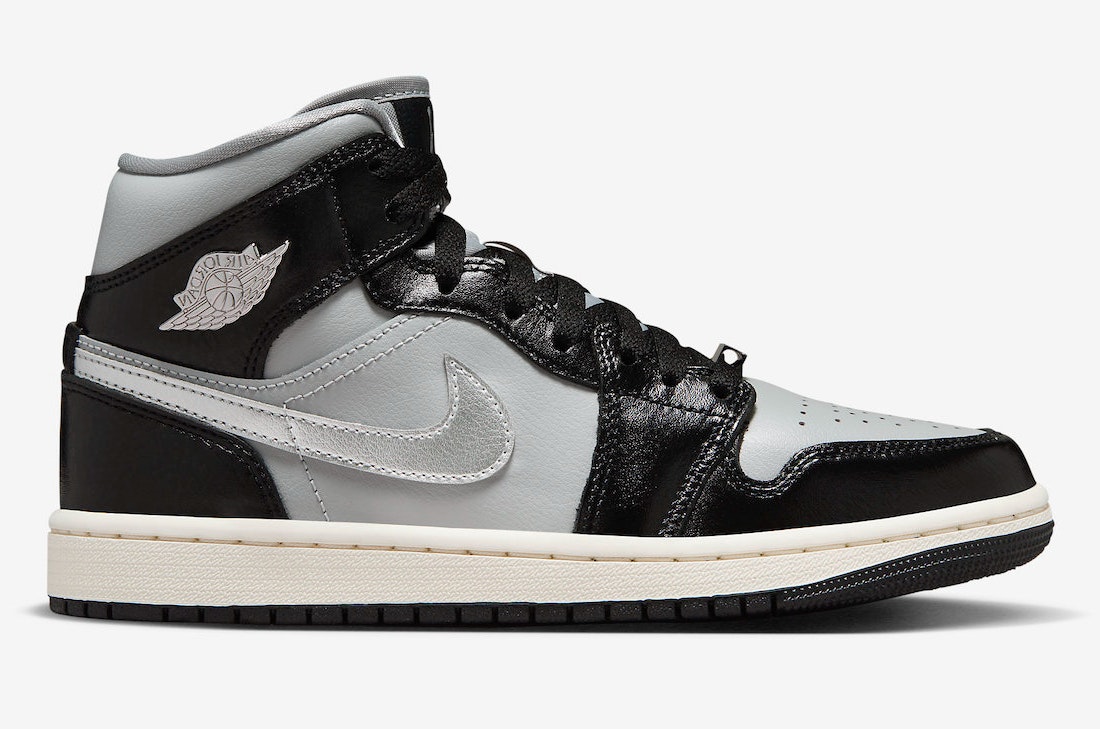 Air Jordan 1 Mid SE "Black Chrome"