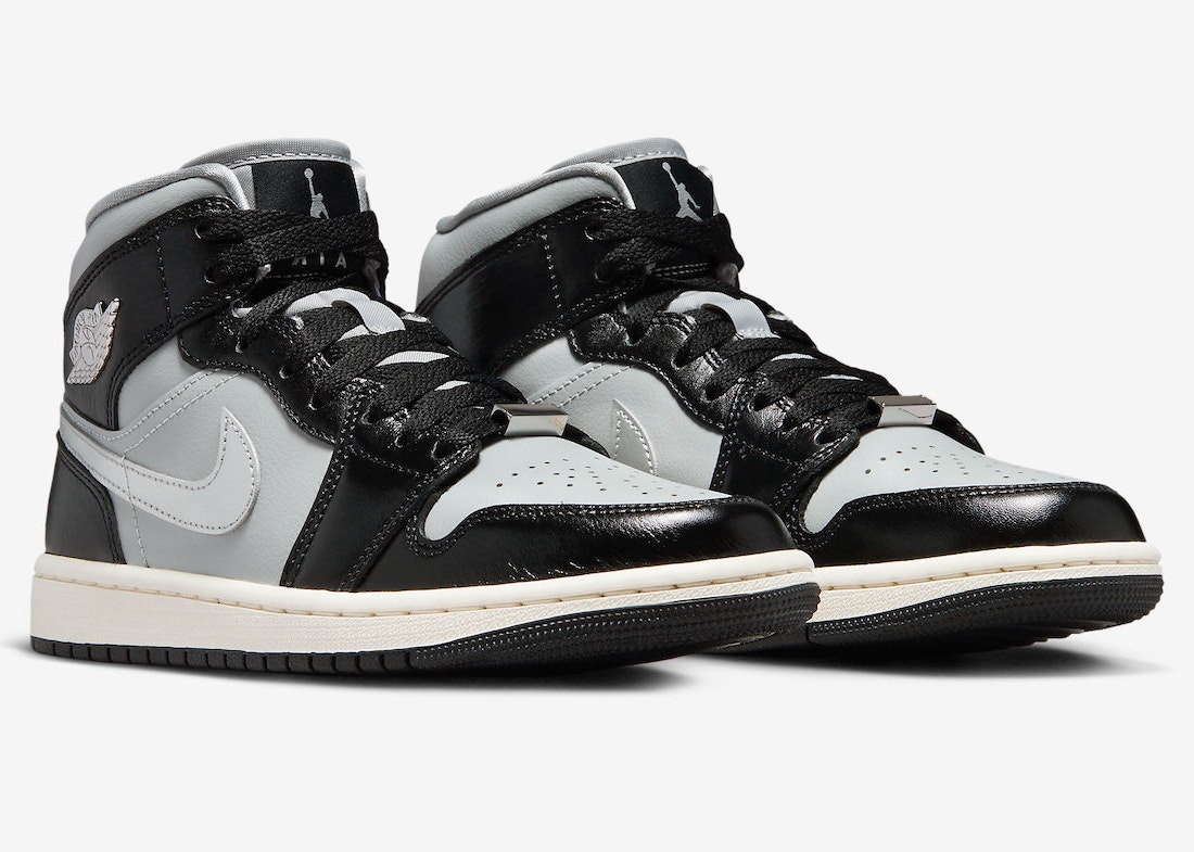 Air Jordan 1 Mid SE "Black Chrome"