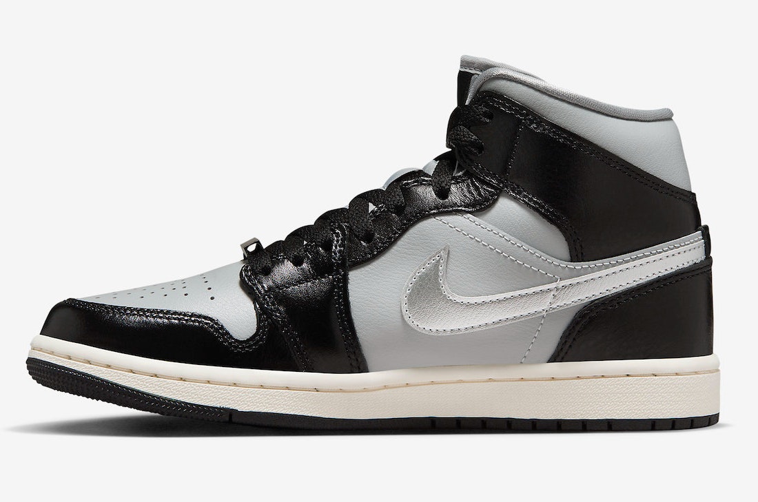 Air Jordan 1 Mid SE "Black Chrome"
