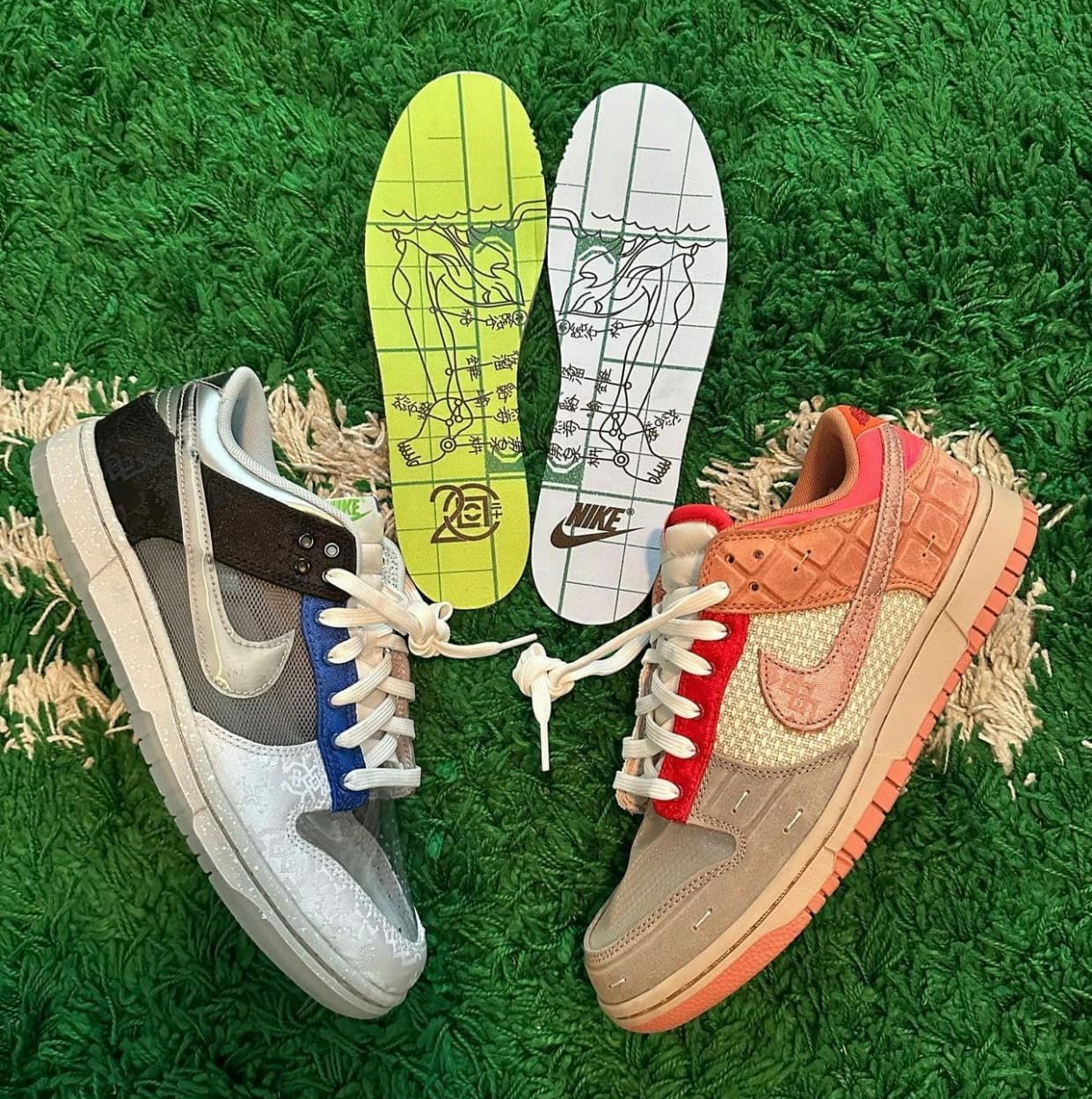 CLOT x Nike Dunk Low "What The"