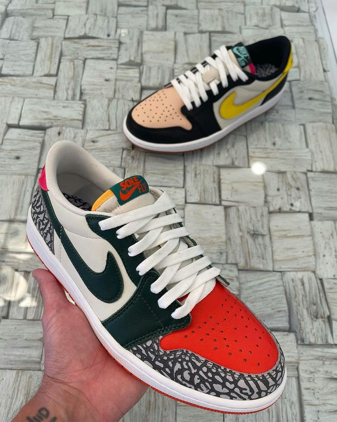 SoleFly x Air Jordan 1 Low OG "What The"