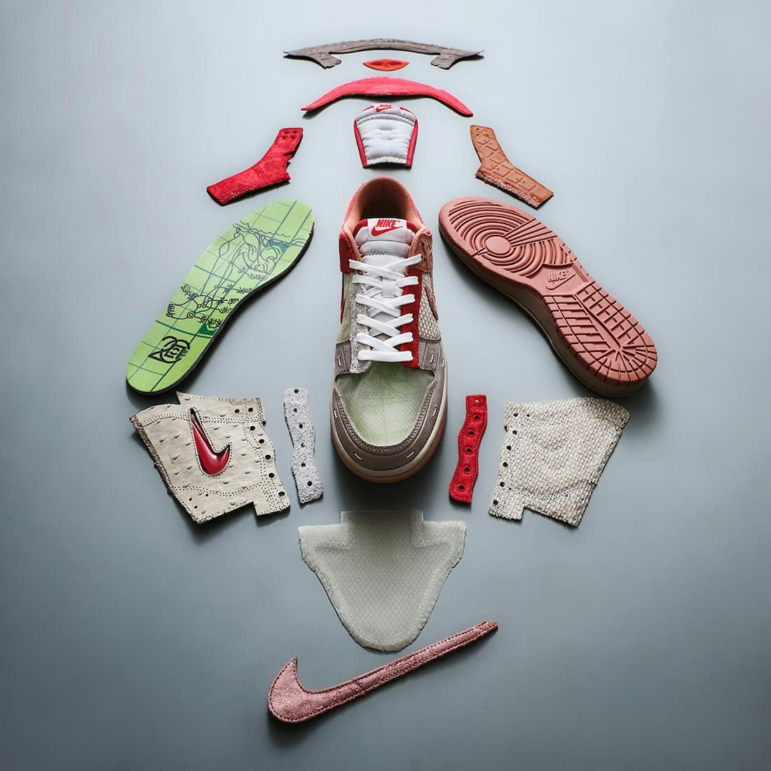 CLOT x Nike Dunk Low "What The"