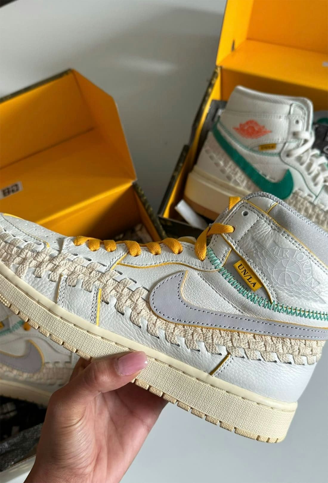 Union LAx Bephies Beauty Supply x Air Jordan 1 High OG "Woven"