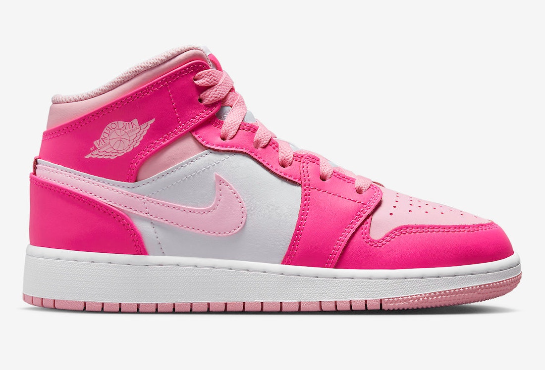 Air Jordan 1 Mid GS "Medium Soft Pink"