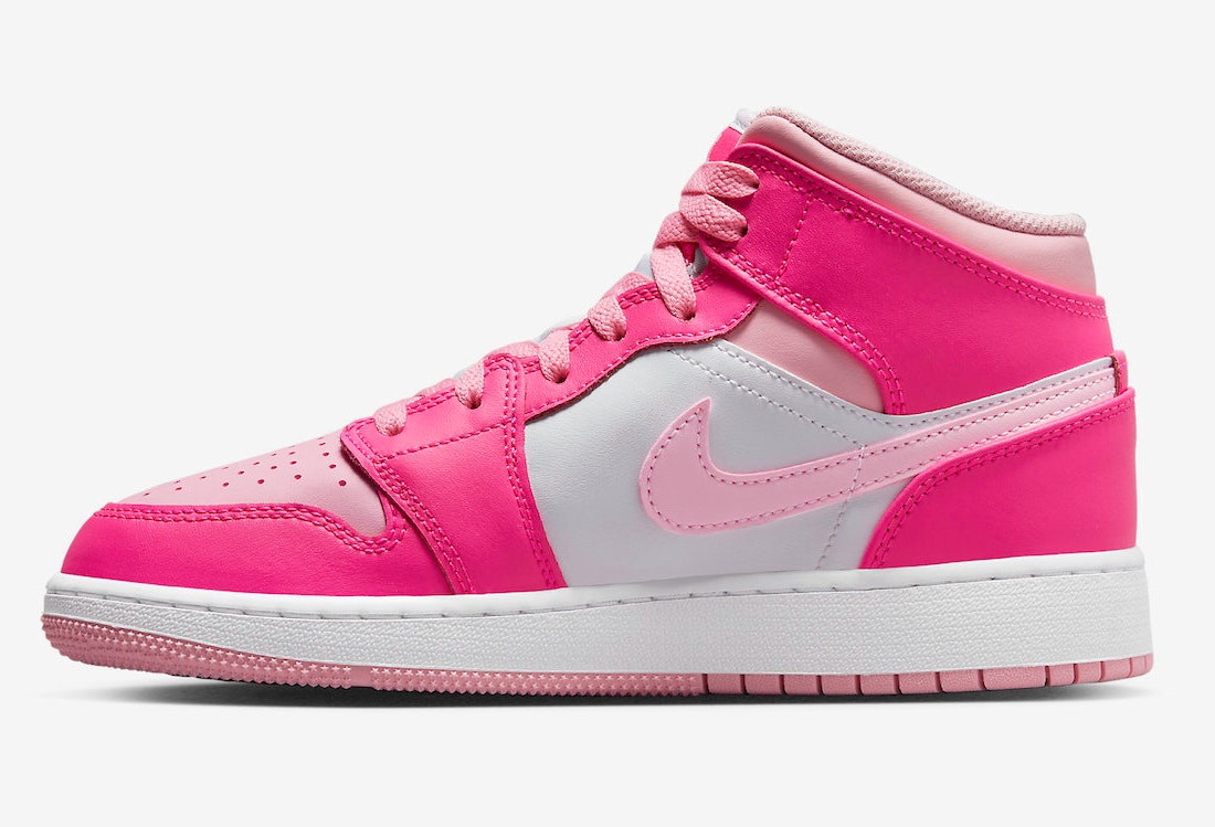 Air Jordan 1 Mid GS "Medium Soft Pink"