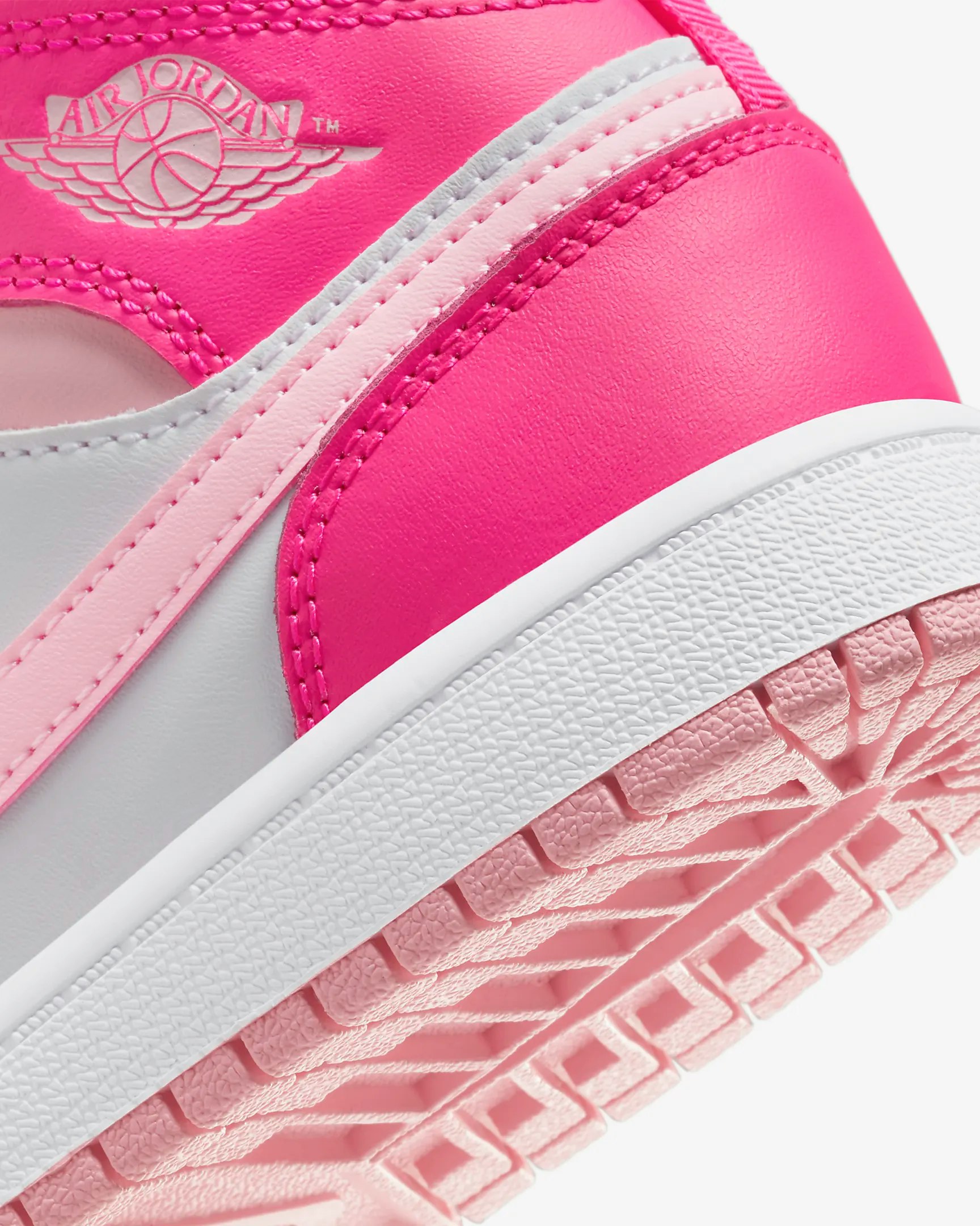 Air Jordan 1 Mid GS "Medium Soft Pink"