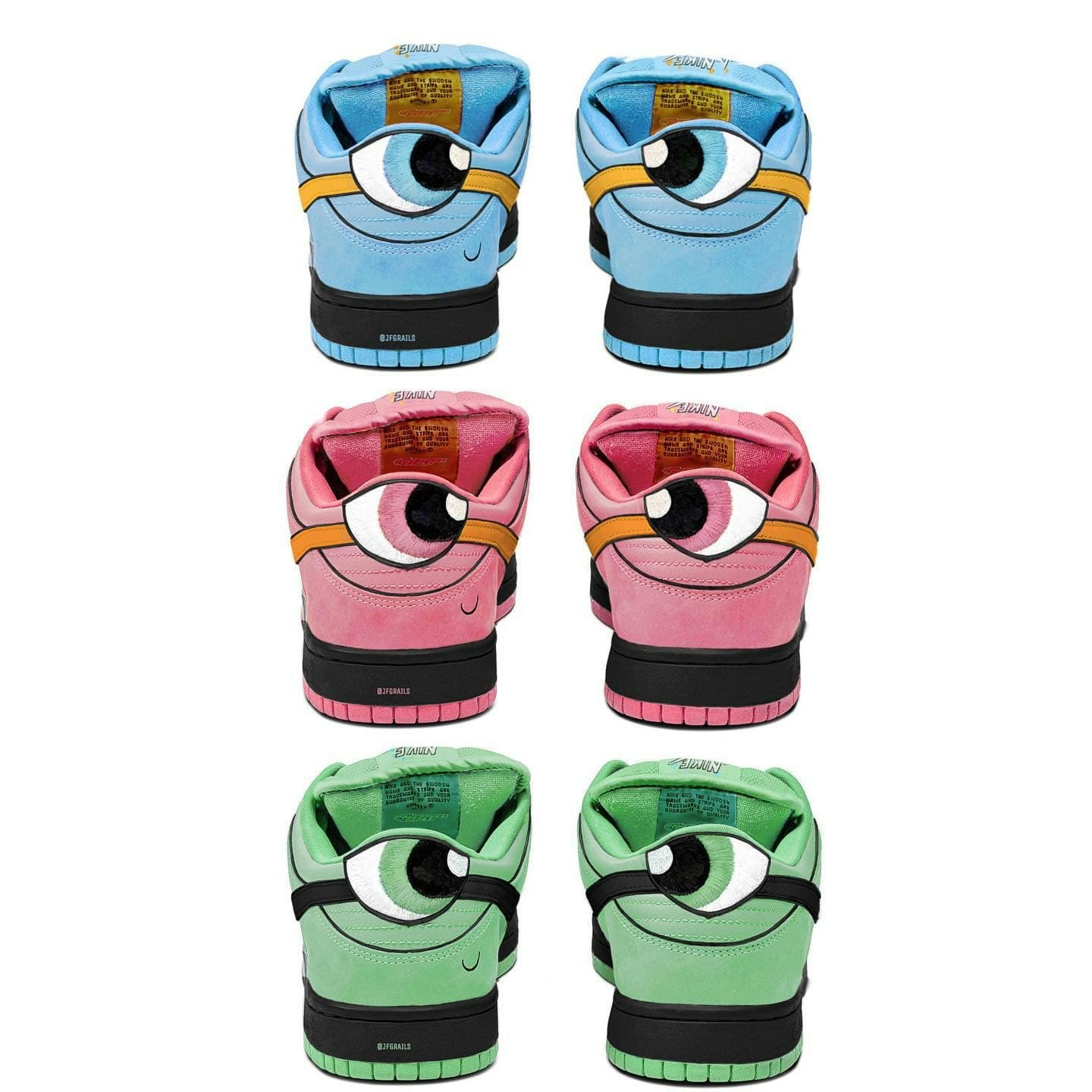 The Powerpuff Girls x Nike SB Dunk Low