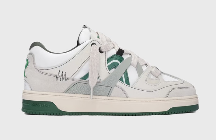 stockX x REPRESENT Bully Sneaker "Island Green"