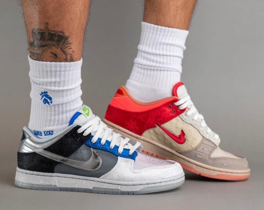 CLOT x Nike Dunk Low "What The"