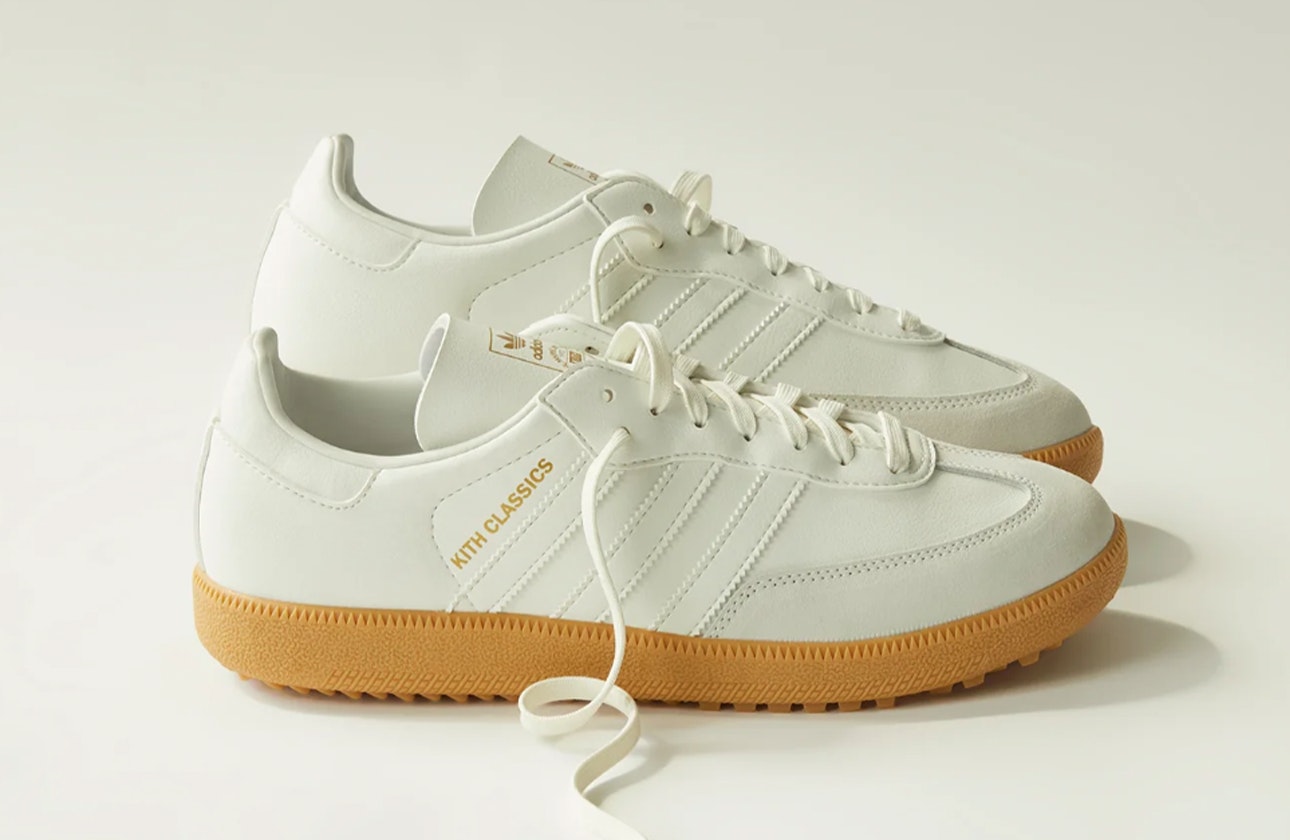 Kith x adidas Samba Golf "White/Gum"