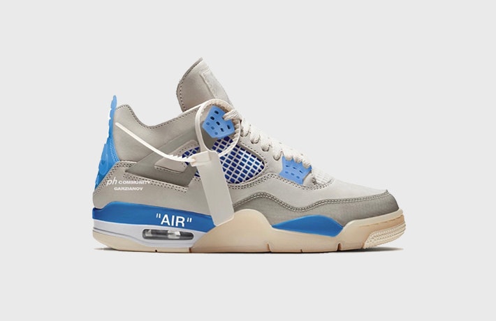 Nike x Off-White Air Jordan 4 "Military Blue"