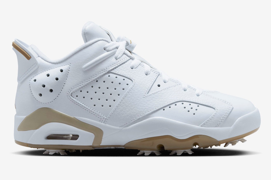 Air Jordan 6 Low Golf "White/Khaki"