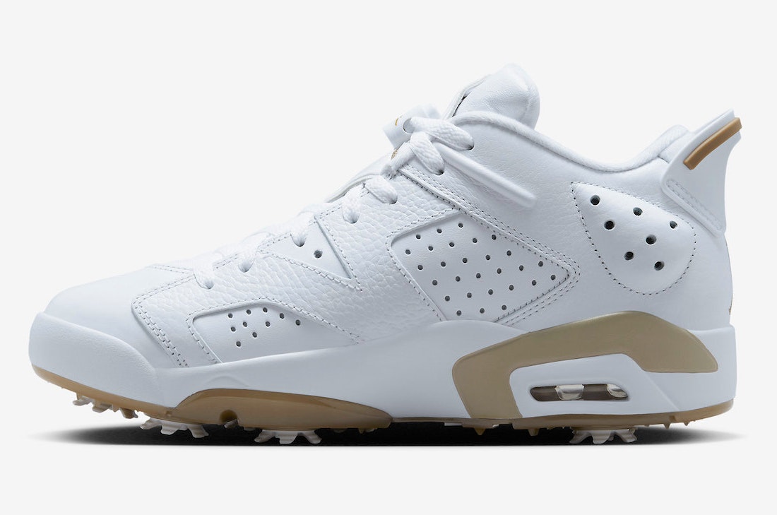 Air Jordan 6 Low Golf "White/Khaki"