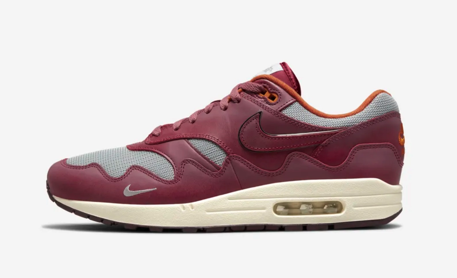 Patta x Nike Air Max 1 Waves "Rush Maroon"