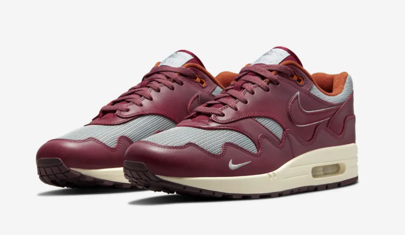 Patta x Nike Air Max 1 Waves "Rush Maroon"