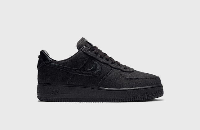 Stüssy x Nike Air Force 1 Low "Triple Black"