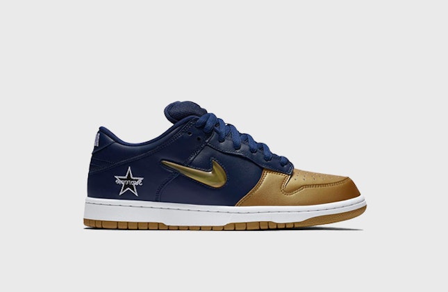 Supreme x Nike SB Dunk Low "Jewel Navy"