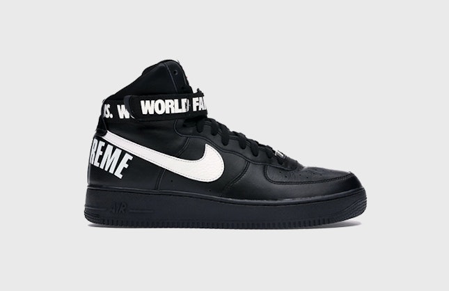 Supreme x Nike Air Force 1 High "Core Black"