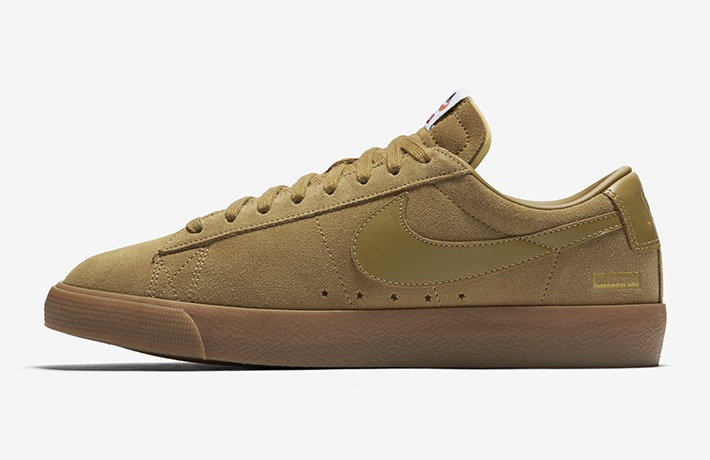 Supreme x Nike Blazer Low GT "Golden Beige"