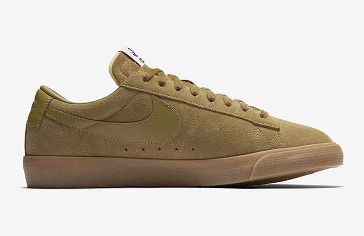 Supreme x Nike Blazer Low GT "Golden Beige"