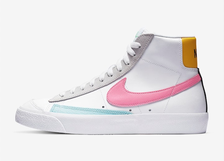 Nike Blazer Mid Vntg '77 (White/Aqua/Pink)