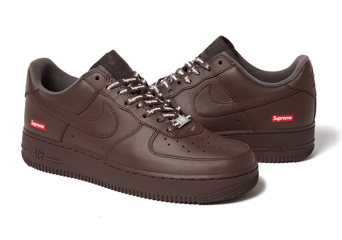 Supreme x Nike Air Force 1 "Baroque Brown"