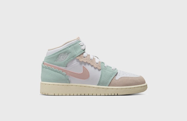 Air Jordan 1 Mid SE GS "Pink Oxford"