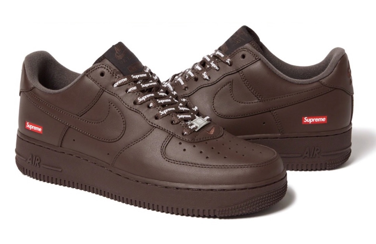 Supreme x Nike Air Force 1 Low "Baroque Brown"