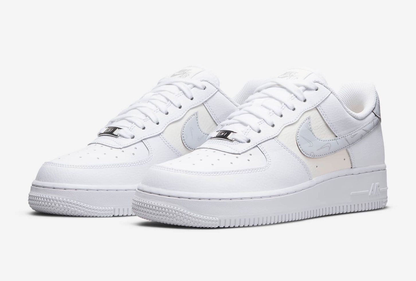 Nike Air Force 1 Low "Multi Checks" (Pure Platinum)