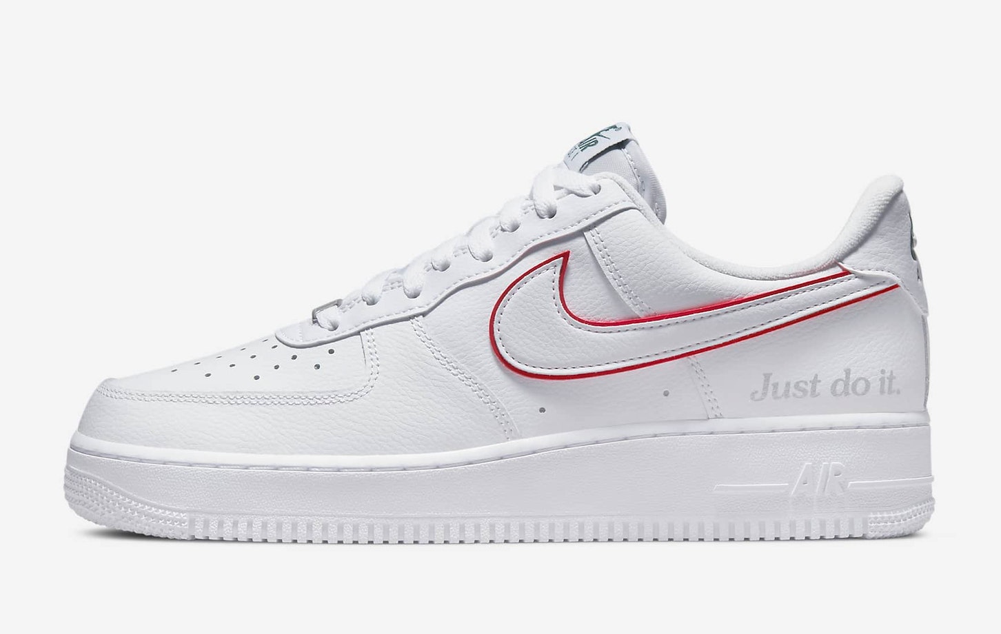 Nike Air Force 1 Low "Just Do It" (Metallic Silver)