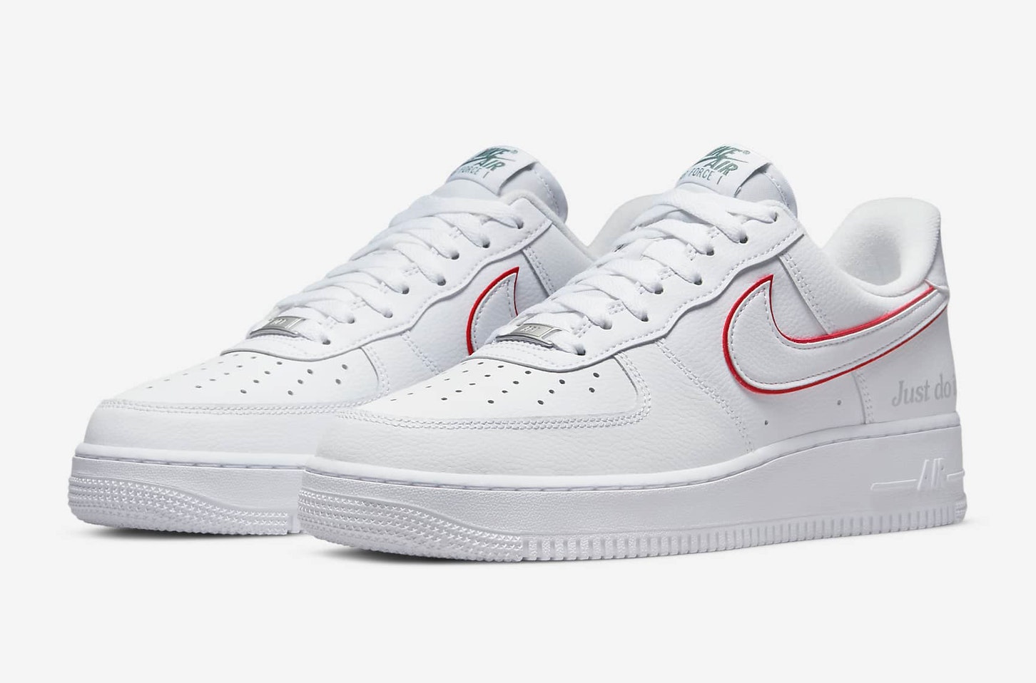 Nike Air Force 1 Low "Just Do It" (Metallic Silver)