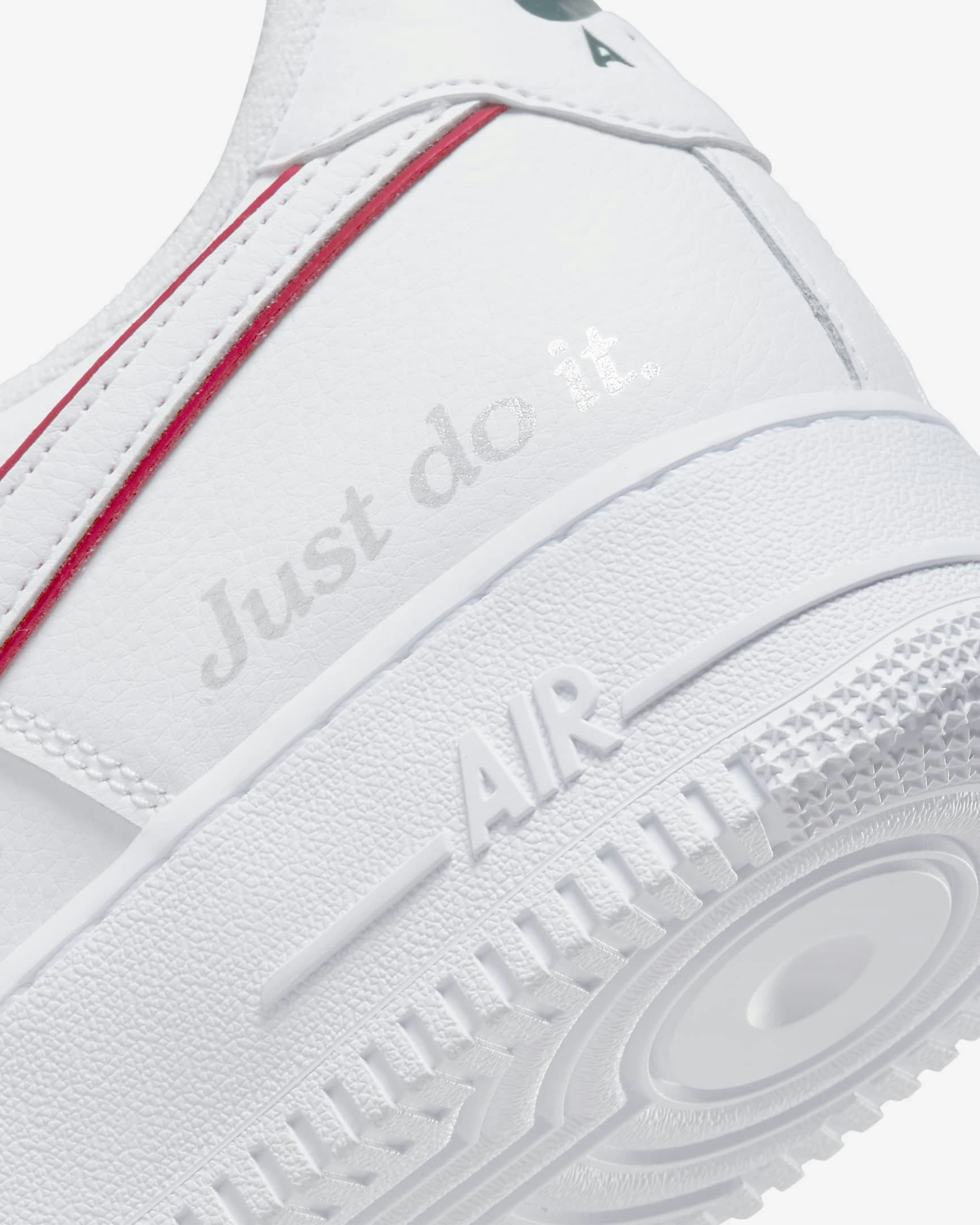 Nike Air Force 1 Low "Just Do It" (Metallic Silver)