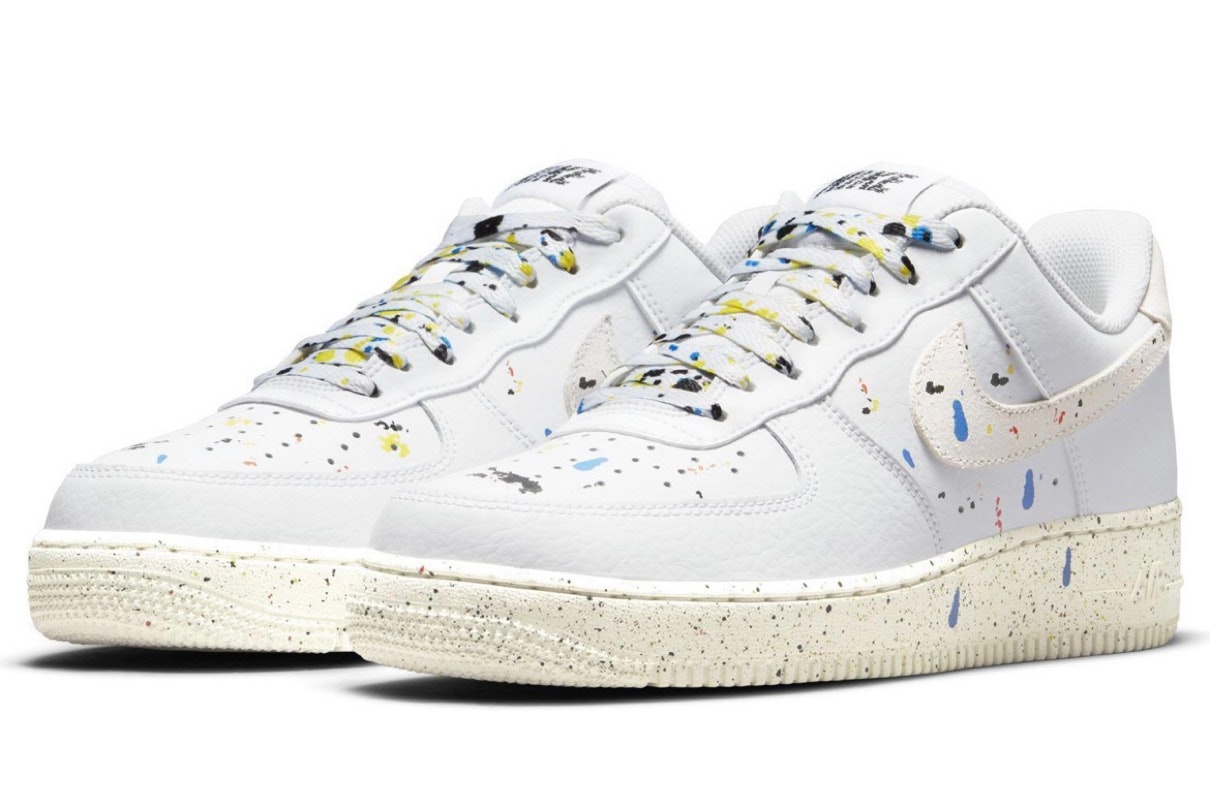 Nike Air Force 1 Low "Paint Splatter" (White)