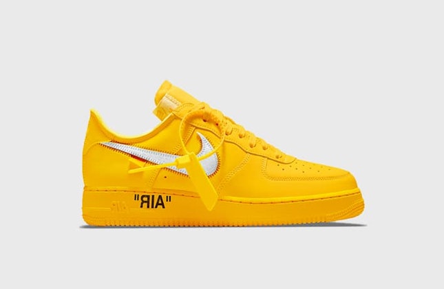 Nike x Off-White Air Force 1 “University Gold” Nike x Off-White Air Force 1 “University Gold”