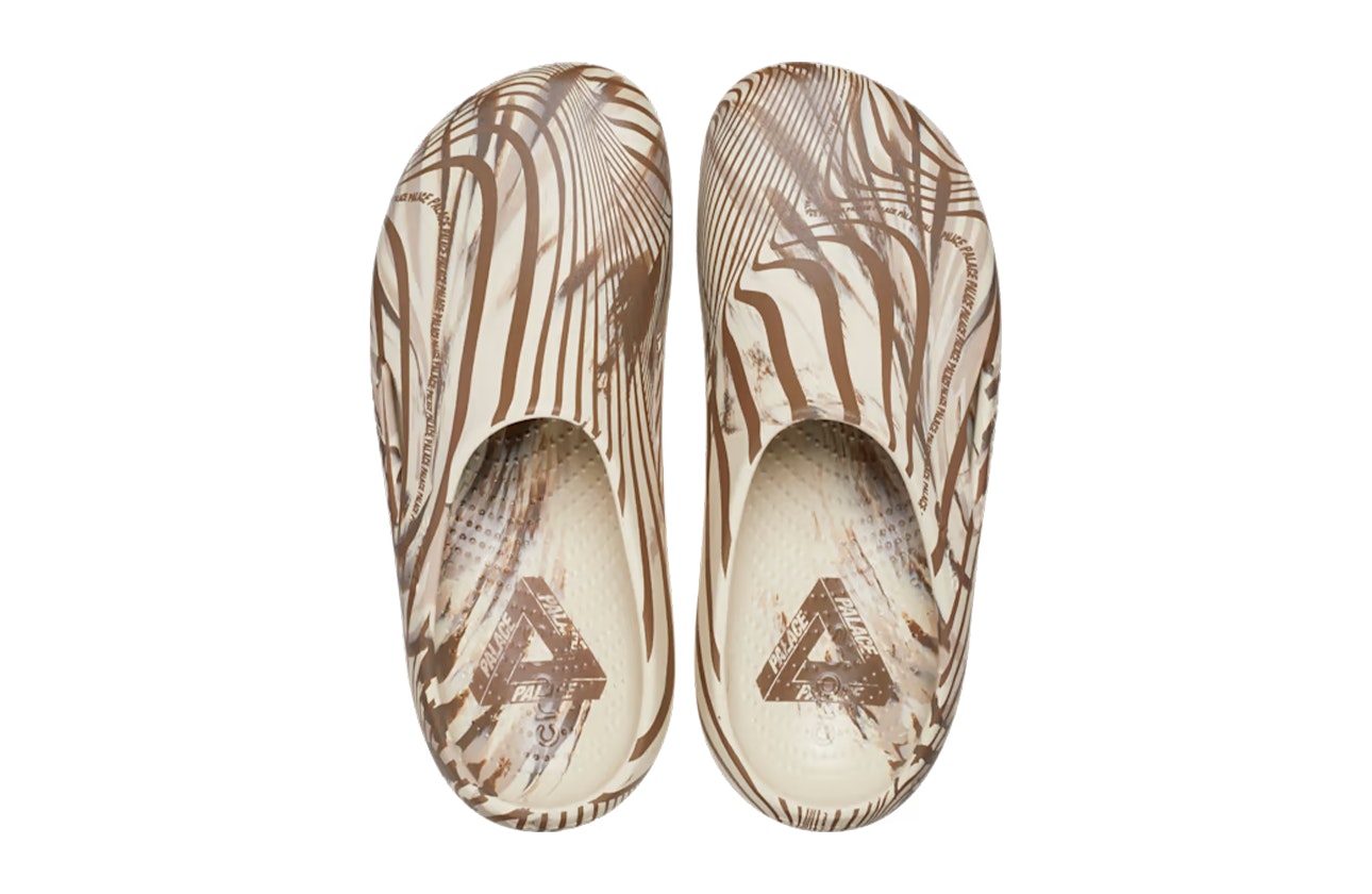 Palace x Crocs Mellow Clogs "Bone"
