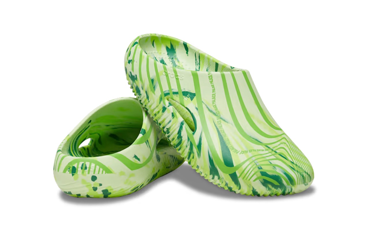 Palace x Crocs Mellow Clogs "Celery"