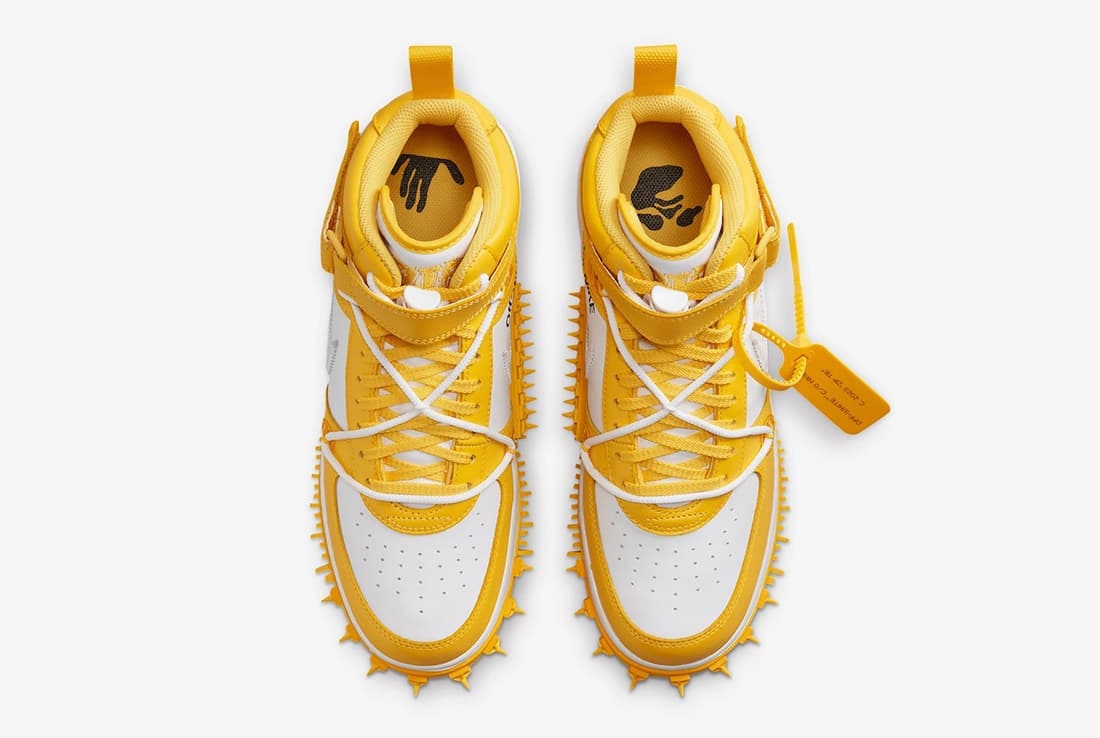 Off-White x Nike Air Force 1 Mid "Varsity Maize"
