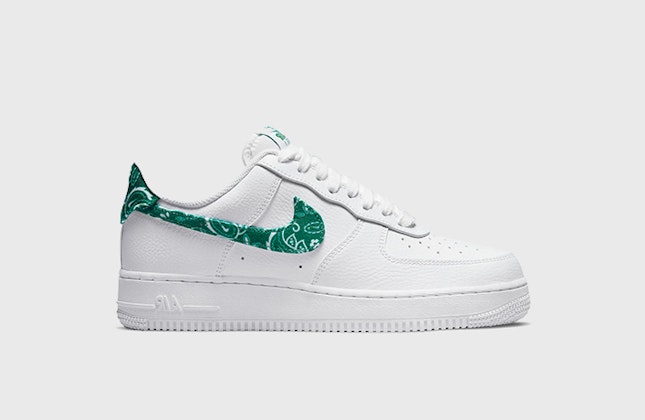 Nike Air Force 1 Low Certified Fresh Enamel Green – Puffer Reds