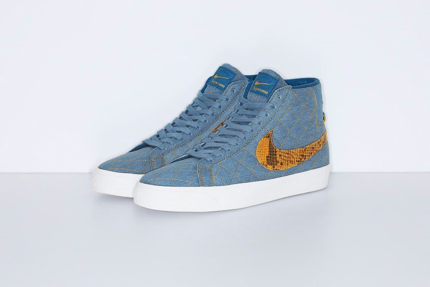 Supreme x Nike SB Blazer Mid "Denim Snakeskin"