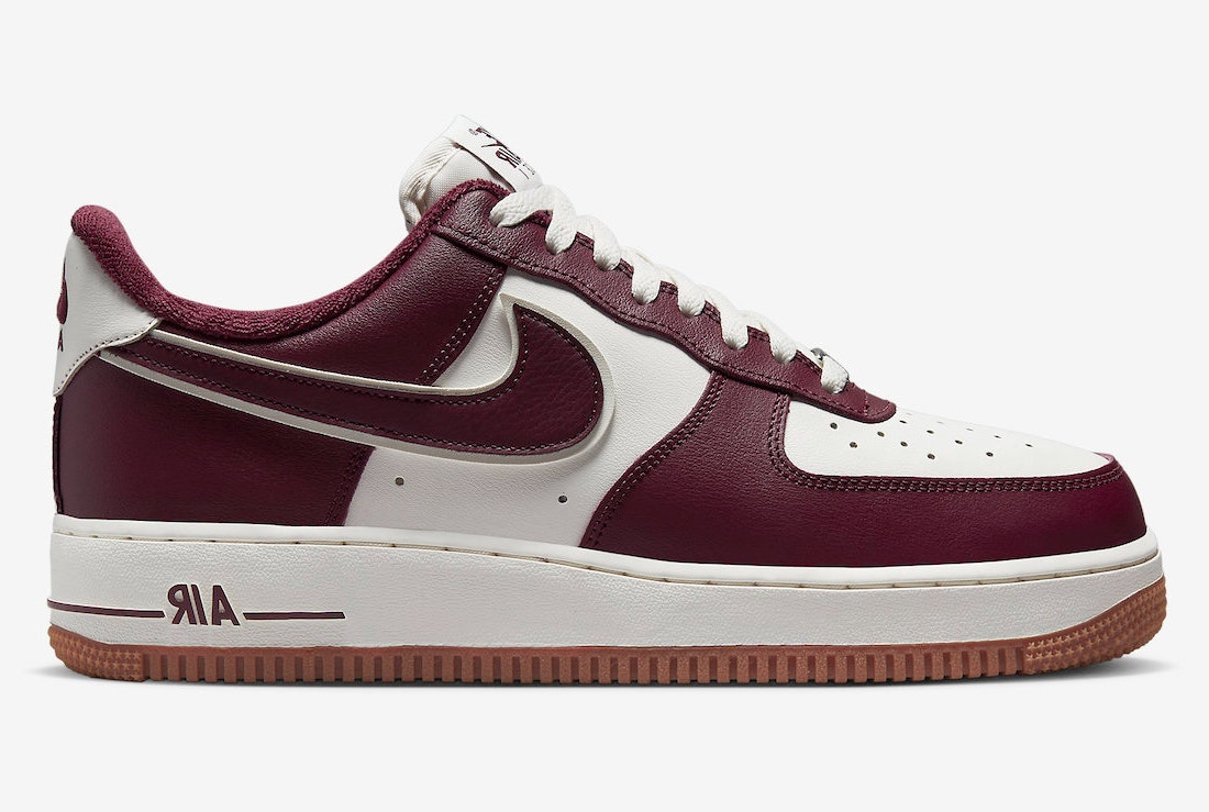 Nike Air Force 1 Low “College Pack” (Bordeaux)