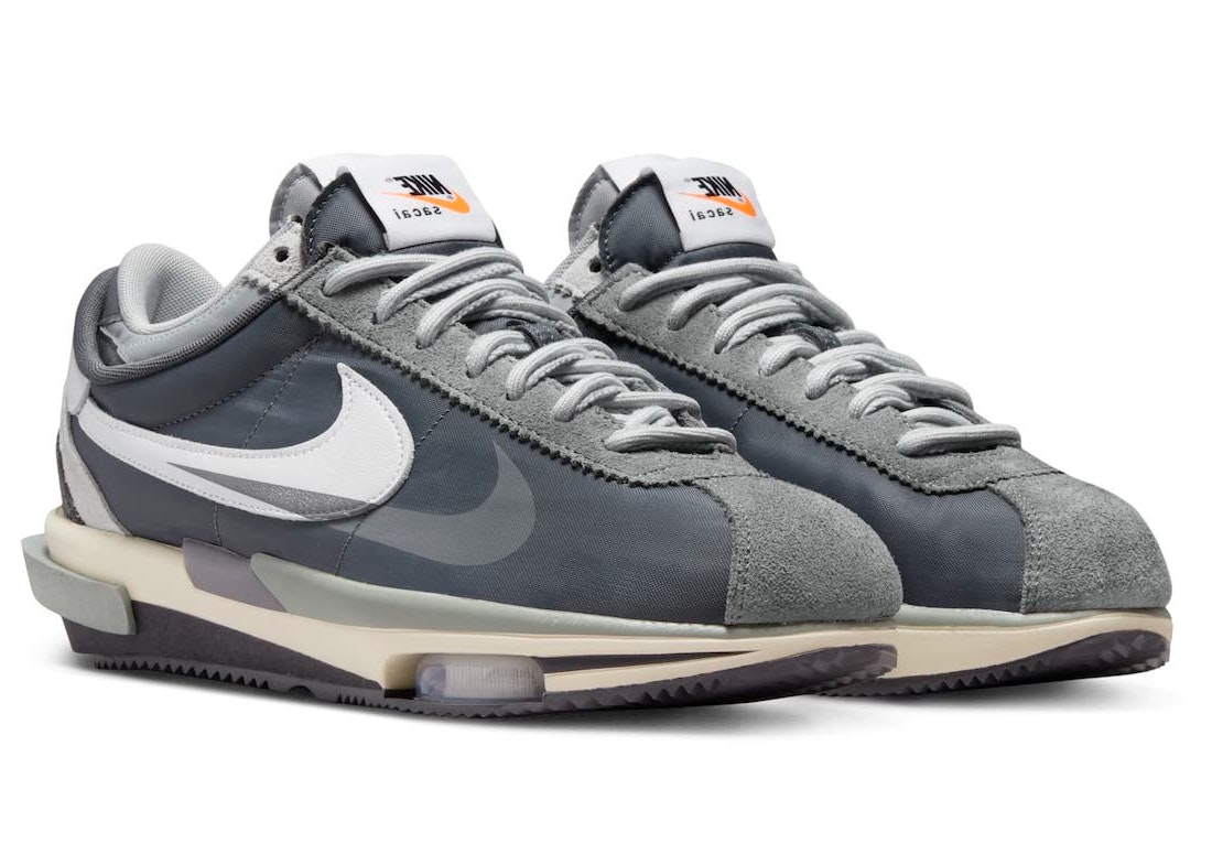 Sacai x Nike Cortez 4.0 "Iron Grey"