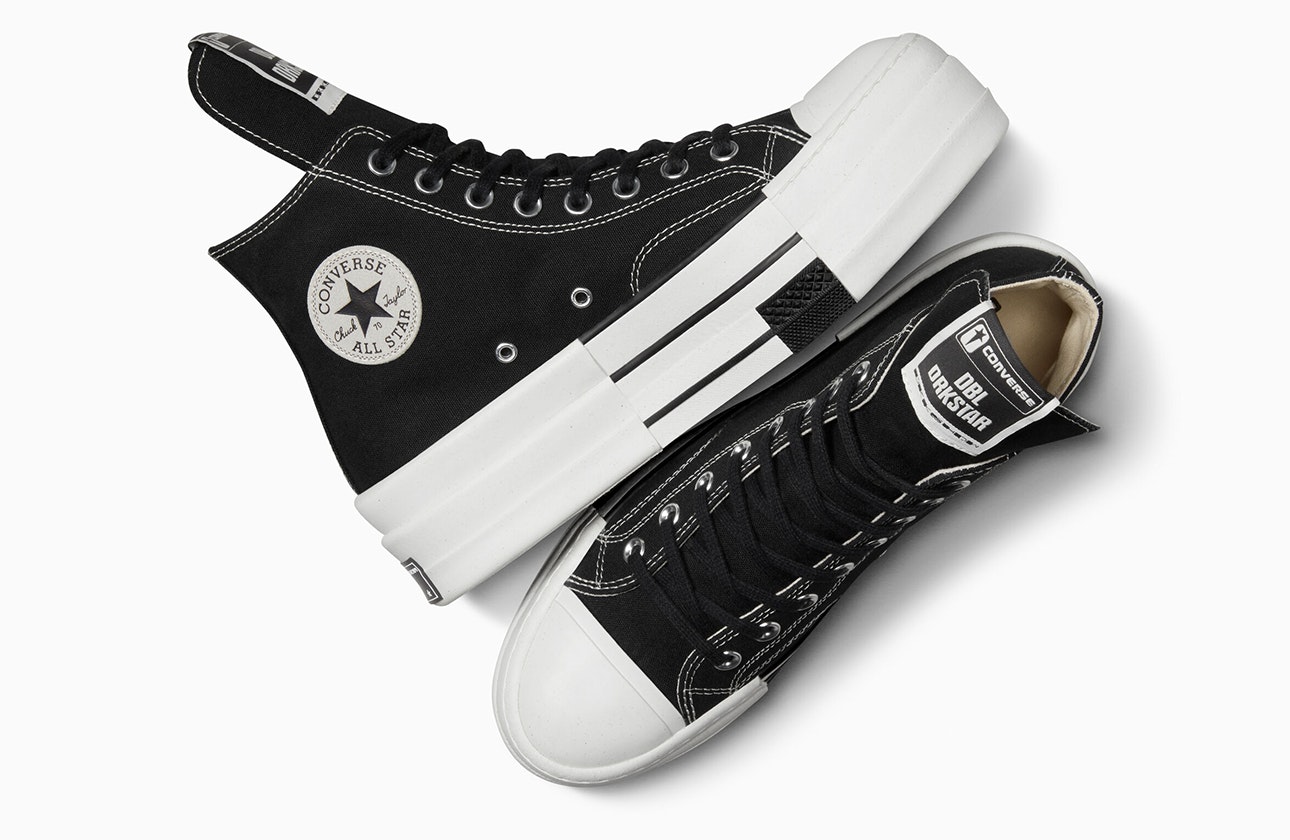 Rick Owens x Converse DBL Chuck 70 Hi "DRKSHDW" (Black)