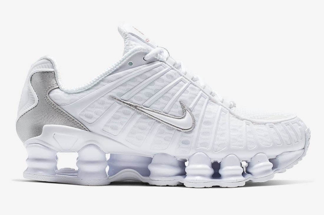 Nike Shox TL "Metallic White"