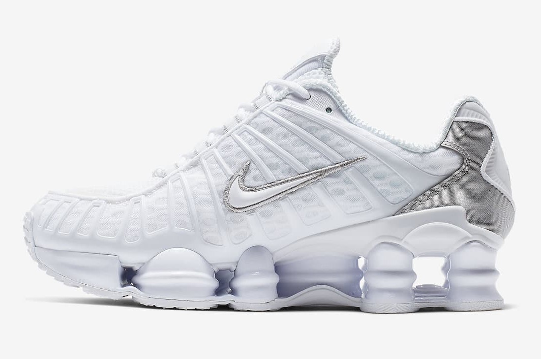 Nike Shox TL "Metallic White"