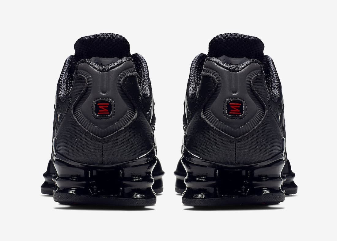 nike shox deliver men's black