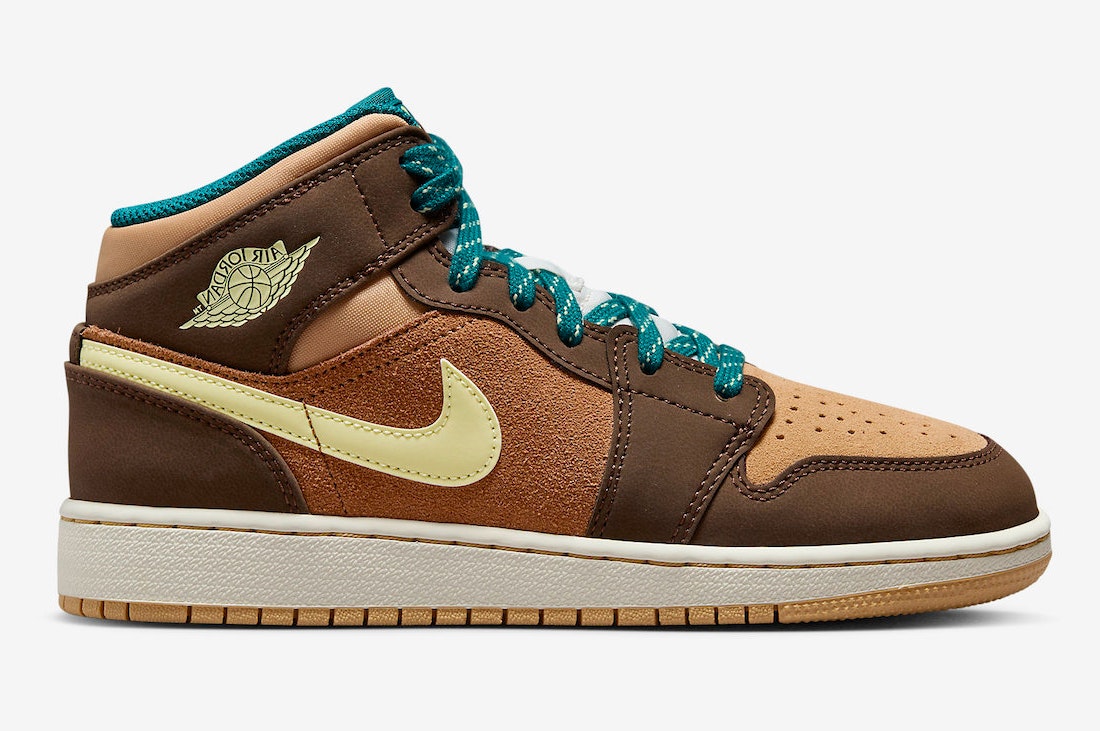 Air Jordan 1 Mid GS "Cacao Wow"