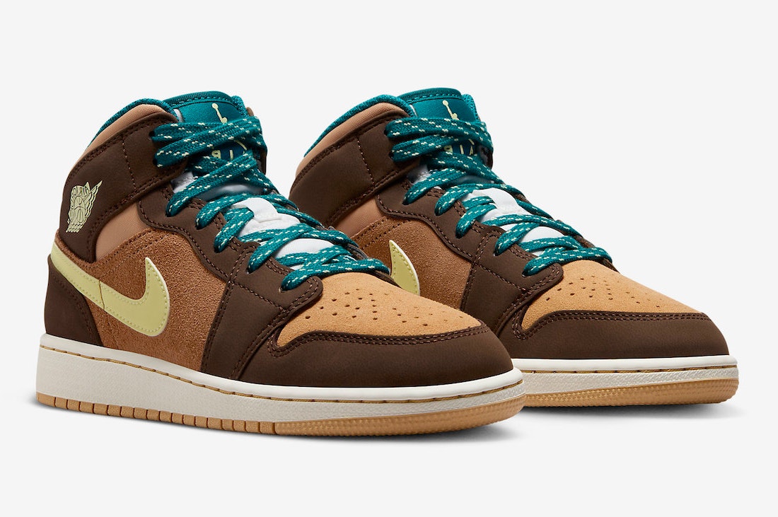 Air Jordan 1 Mid GS "Cacao Wow"