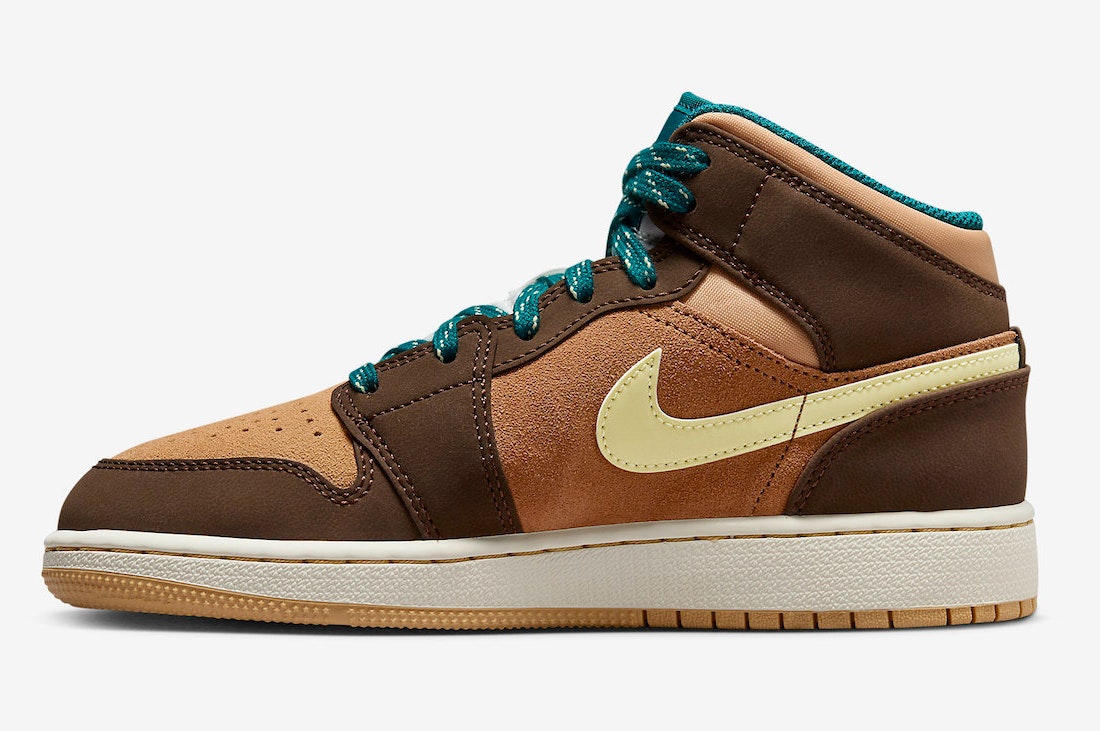 Air Jordan 1 Mid GS "Cacao Wow"
