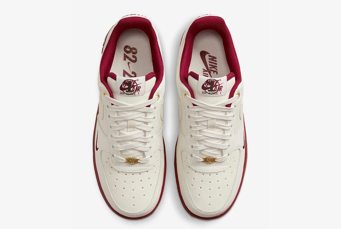 Nike Air Force 1 Low "Cream Burgundy"